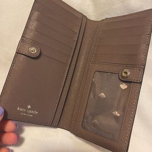 Light pink/Taupe Kate Spade Wallet